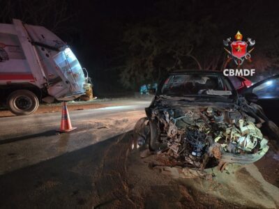 Acidente na Rota do Cavalo deixa uma ferida em Sobradinho