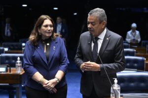Bia Kicis protagoniza sessão no Senado por projeto de lei