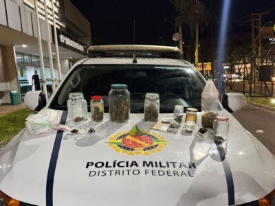 Cheiro forte de maconha leva PMDF a prender suspeito em Ceilândia