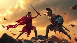 A rivalidade entre Aquiles e Heitor na Guerra de Troia épica